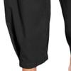 JEsilunmaMY Causal Cotton Linen Harem Pants for Men Elastic Waist Drawstring Beach Pants Lightweight Yoga Pants with Pocket (Black,XX-Large) view 4