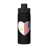 SIYTUAU I Love America And Rhode Island Water Bottle 18 Oz Stainless Steel Water Bottles Leak Proof Outdoor Sports Insulated Water Bottle Funny Bottle Water view 1
