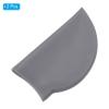 PATIKIL Silicone Swim Cap, 2 Pcs Waterproof Swimming Hat Non-Slip Adult Swimming Caps for Women and Men Swim Training Racing, Grey view 3
