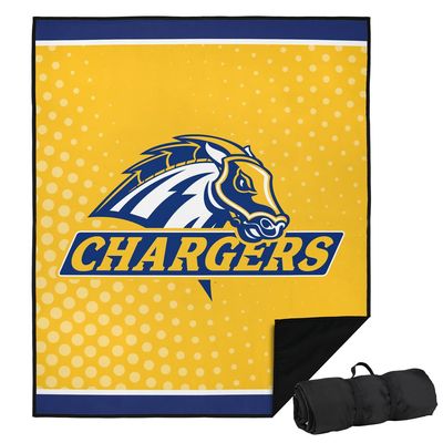 LOGOVISION University of New Haven Picnic Outdoor Blanket, 50"x60" Logo Dots, Foldable Blanket for Picnic, Beach, Camping, Park, Tailgate