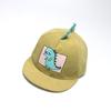 Baby Boys Baseball Cap Soft Cotton Dinosaur Print Sunhat Baby Summer Outdoor Sun Visor Hat for (Yellow, One Size) view 2