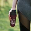 SIYTUAU This Girl Runs On Caffeine And Sarcasm Water Bottle 18 Oz Stainless Steel Water Bottles Leak Proof Outdoor Sports Insulated Water Bottle Funny Bottle Water view 3