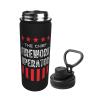 SIYTUAU The Chief Firework Operator Water Bottle 18 Oz Stainless Steel Water Bottles Leak Proof Outdoor Sports Insulated Water Bottle Funny Bottle Water view 2