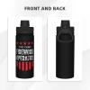 SIYTUAU The Chief Firework Operator Water Bottle 18 Oz Stainless Steel Water Bottles Leak Proof Outdoor Sports Insulated Water Bottle Funny Bottle Water view 4