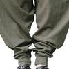JEsilunmaMY Men's Loose Casual Hippie Harem Pants Relaxed Fit Hip Hop Drop Crotch Trousers Solid Color Drawstring Harem Pants (Army Green,Small) view 4