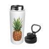 SIYTUAU Fresh Pineapple Water Bottle 18 Oz Stainless Steel Water Bottles Leak Proof Outdoor Sports Insulated Water Bottle Funny Bottle Water view 2