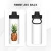 SIYTUAU Fresh Pineapple Water Bottle 18 Oz Stainless Steel Water Bottles Leak Proof Outdoor Sports Insulated Water Bottle Funny Bottle Water view 4
