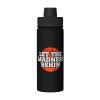 SIYTUAU Basketball Let The Madness Begin Water Bottle 18 Oz Stainless Steel Water Bottles Leak Proof Outdoor Sports Insulated Water Bottle Funny Bottle Water view 1