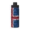 SIYTUAU Icelandic Flag With Polygonal Effect Water Bottle 18 Oz Stainless Steel Water Bottles Leak Proof Outdoor Sports Insulated Water Bottle Funny Bottle Water view 1