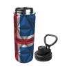SIYTUAU Icelandic Flag With Polygonal Effect Water Bottle 18 Oz Stainless Steel Water Bottles Leak Proof Outdoor Sports Insulated Water Bottle Funny Bottle Water view 2
