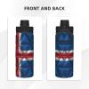 SIYTUAU Icelandic Flag With Polygonal Effect Water Bottle 18 Oz Stainless Steel Water Bottles Leak Proof Outdoor Sports Insulated Water Bottle Funny Bottle Water view 4