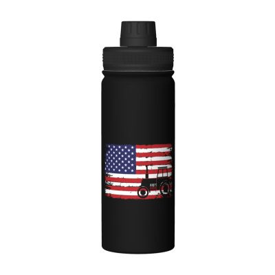 SIYTUAU Support Your Local Farmers Water Bottle 18 Oz Stainless Steel Water Bottles Leak Proof Outdoor Sports Insulated Water Bottle Funny Bottle Water