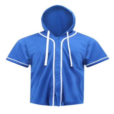 AIRNINE Men's Bandana Print Baseball Jersey Button Down Shirts (S to 5XL) (Blue_J63, X-Large)