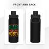 SIYTUAU Black History Month Water Bottle 18 Oz Stainless Steel Water Bottles Leak Proof Outdoor Sports Insulated Water Bottle Funny Bottle Water view 4