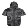 AIRNINE Men's Bandanana Print Baseball Jersey Button Down Shirts (S to 5XL) (Bandana Black_J64, Small) view 2