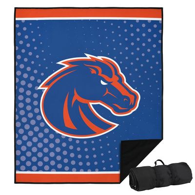 LOGOVISION Boise State University Picnic Outdoor Blanket, 50"x60" Logo Dots, Foldable Blanket for Picnic, Beach, Camping, Park, Tailgate