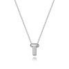 Lisitine Bubble Initial Necklaces Dainty Letter Necklace Cute Name Choker Necklaces for Women Trendy Personalized Pendant Jewelry Gift for Women view 1