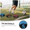 INOOMP 10pcs Soccer Training Marker Discs TPE Markers for Football Practice Lightweight and Easy to Store for Athletes and Versatile Training Supplies view 2
