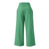 HJYUZP to to Trendy White Summer Pants Women High Waist Wide Leg Linen Pants Flare Sweatpants High Waisted Jumpsuits for Women Womens Yoga Pants Plus Size view 4