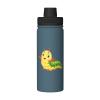 SIYTUAU Cute Caterpillar Water Bottle 18 Oz Stainless Steel Water Bottles Leak Proof Outdoor Sports Insulated Water Bottle Funny Bottle Water view 1
