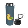SIYTUAU Cute Caterpillar Water Bottle 18 Oz Stainless Steel Water Bottles Leak Proof Outdoor Sports Insulated Water Bottle Funny Bottle Water view 2