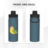 SIYTUAU Cute Caterpillar Water Bottle 18 Oz Stainless Steel Water Bottles Leak Proof Outdoor Sports Insulated Water Bottle Funny Bottle Water view 4