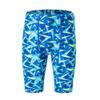 LEAO Youth Boys Swim Jammers Solid Swimsuit UPF 50+ Sun Pretection Quick Dry Athletic Swimming Shorts Alpha Omega XL view 2