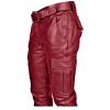 Leather Pants for Men Baggy Goth Sweatpants with Cargo Pockets Slim Skinny Faux Leather Pants Trousers Big Tall Cargo Pant Lightweight Hiking Jogger Pants Classic Fit (Z1-Red,Large) view 3