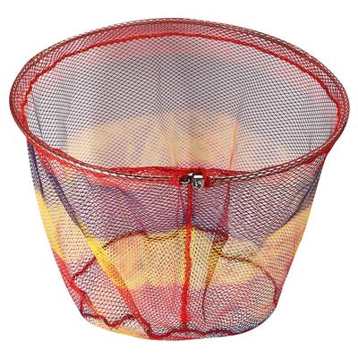 Kuuleyn 50cm Fishing Bait Trap for Crawfish Shrimp Net,Portable Accessories,Portable Folding Opening Type Fishing Net Moving Shrimp Bait Trap Fish Cage Accessory