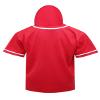 AIRNINE Men's Bandana Print Baseball Jersey Button Down Shirts (S to 5XL) (Red_J63, Large) view 2