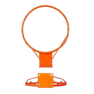 LPLYAA Wall Mounted Basketball Hoop, Durable Outdoor and Indoor Basketball Rim Goal, Orange Steel Hanging Basketball Hoop for Sports Experience (Color : Adults)
