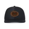 Generic Custom Leather Patch Trucker Hat for Men & Women - Personalized Text & Photo Baseball Cap Laser Engraved.New 08 Black view 1