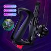 Worparsen Universal Support Bottle Holder Bike Water Cage Sure Here's A Product Title for Listing Motorcycle Cup with Stable Anti-Slip Protection Wide Black view 3