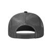 Generic Custom Leather Patch Trucker Hat for Men & Women - Personalized Text & Photo Baseball Cap Laser Engraved.New 48, Black With Dark Grey Mesh view 3