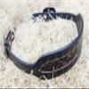 MOUSM Leather Horse Wither Strap and Breast Collar, Adjustable 23-30" Long x 1.75" Wide, Decorated with Rose Carving and Black Stitching view 4
