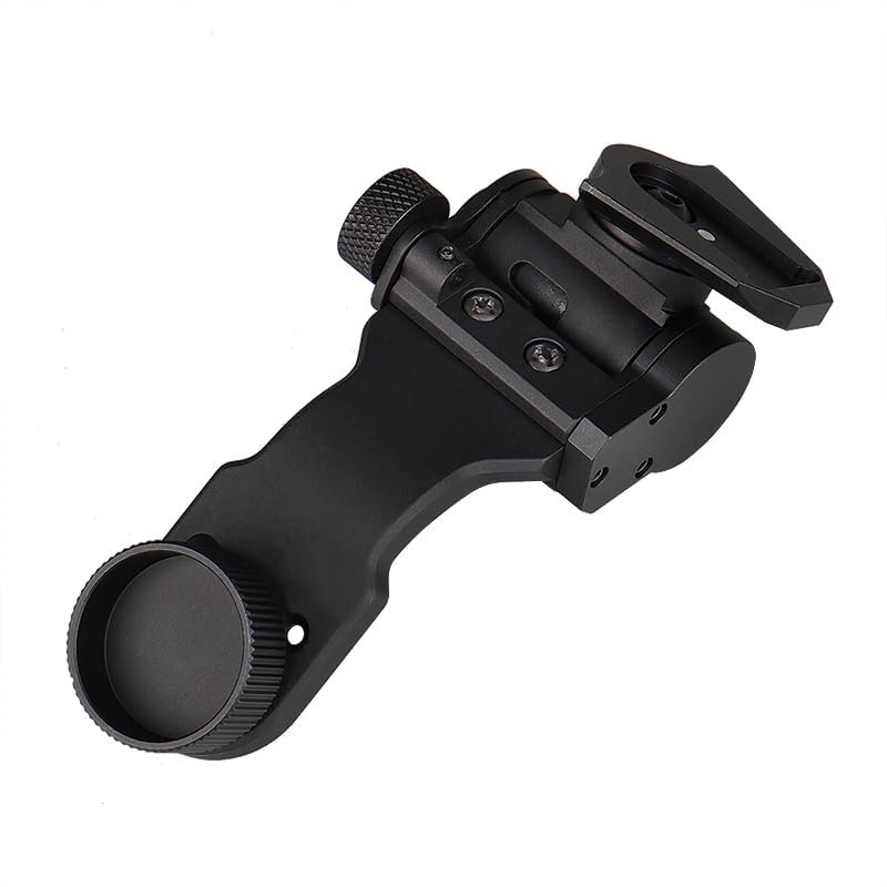 CANIS SPORT INC New Aluminum Night Vision Goggle j-arm Mount for Helmet Night Vision NVG Mount fit for PVS 14(UK Standard Interface)