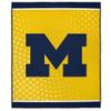 LOGOVISION University of Michigan Picnic Outdoor Blanket, 50"x60" Logo Dots, Foldable Blanket for Picnic, Beach, Camping, Park, Tailgate view 2