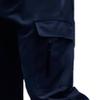 JEsilunmaMY Men's Side Pockets Slim Joggers Pants Solid Color Casual Cargo Pants Hiking Outdoor Cotton Track Trousers (Blue,X-Large) view 2
