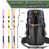 3pcs Ranger Beads Pace Counter for Hiking Long Distance Swimmers Counter Consists of Parachute Cord and Pace Counter Beads 16 Inches Land Navigation Kit for Keeping Track of Distance view 2