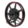 Astibym 16 Inch Dual Hall Brushless Hub Motor 48v to 72V 800 to 2000W DC Disc Brake Motor for Electric Motorcycle Scooter (Black), Astibymwg14n8byhf-11 view 3