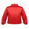 Xnihocha Kids Boys Glittery Sequin Long Sleeve Spread Collar Shirt for Choir Jazz Dance Stage Performance Red 8-10 Years view 2