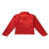 Xnihocha Kids Boys Glittery Sequin Long Sleeve Spread Collar Shirt for Choir Jazz Dance Stage Performance Red 8-10 Years view 4