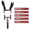 TREGOO Wing Chun Dummy Spring Arms Chinese Kong Fu Kick Stand with Attachment, Wall Mount Dummy Stand Up Punching Kicking, Boxing Wing Chun Training Equipment, 78634 view 2
