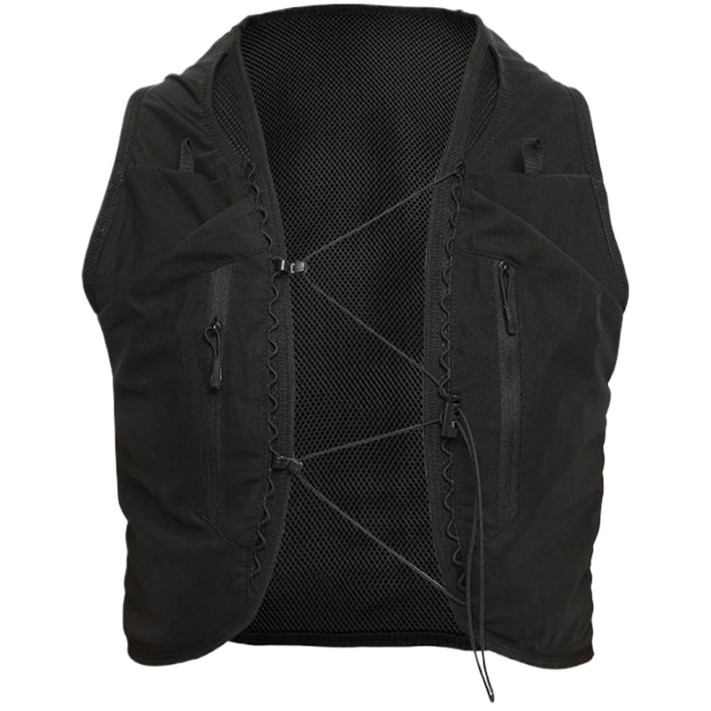 Eioflia Hydration Vest,Running Vest,12 Pockets Running Hydration Vest Large Capacity Hydration Pack Polyester Multipurpose Hydration Backpack for Outdoor Biking Hiking, M