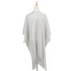 Lifup Women's Sparkling Shawls and Wraps with Tassels for Evening Dresses, Soft Silky Fringe Wraps for Wedding Wedding Party Silver view 3