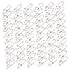 SUPVOX Stainless Steel Fishing Snap Connector 100pcs Fishing Hooks Snap Quick Connect Clip for Lure Switching view 1