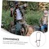 SUPVOX Stainless Steel Fishing Snap Connector 100pcs Fishing Hooks Snap Quick Connect Clip for Lure Switching view 3