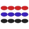 PATIKIL Air Hockey Pucks 2.5 Inch, 12Pcs Air Hockey Heavy Replacement Pucks for Game Tables Equipment Accessories, 4Pcs Per Color view 1