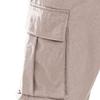 JEsilunmaMY Men's Outdoor Cargo Joggers Pants Side Pockets Elastic Waist Drawstring Sweatpants Workout Athletic Lounge Pants (Khaki,X-Large) view 4