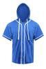 AIRNINE Men's Bandana Print Baseball Jersey Button Down Shirts (S to 5XL) (Blue_J63, Small) view 1